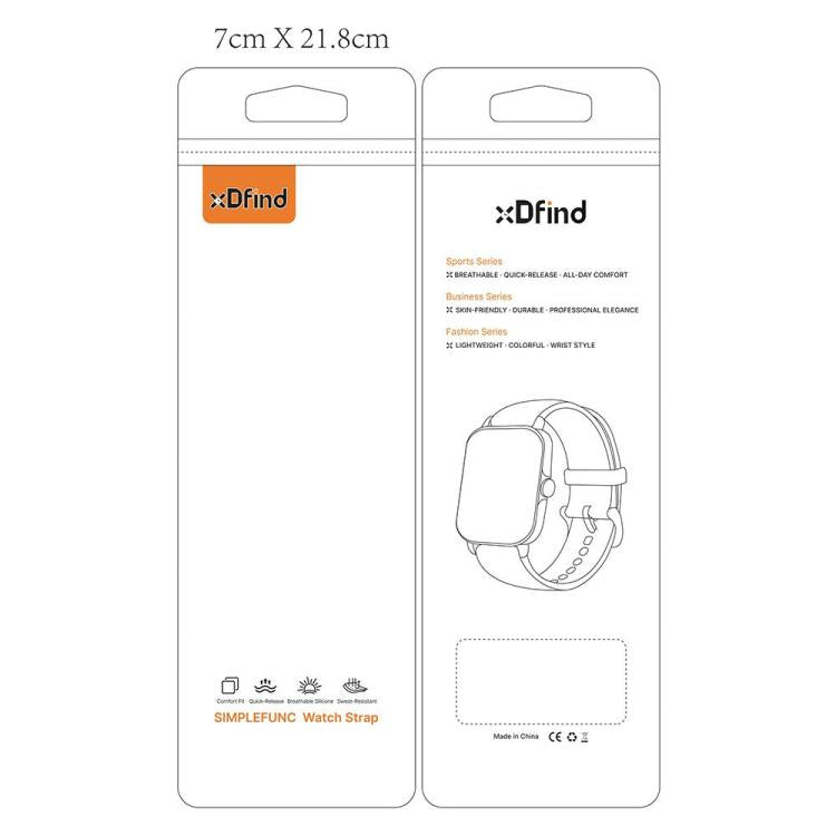 xDfind Seven-bead Solid Stainless Steel Watch Band, For Apple Watch 38 / 40 / 41 / S10 42mm 20mm