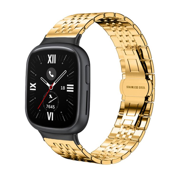 xDfind Seven-bead Solid Stainless Steel Watch Band