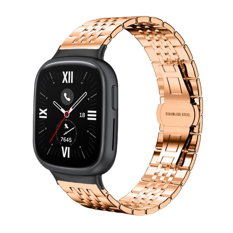 xDfind Seven-bead Solid Stainless Steel Watch Band
