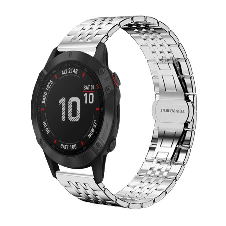 xDfind Seven-bead Solid Stainless Steel Watch Band