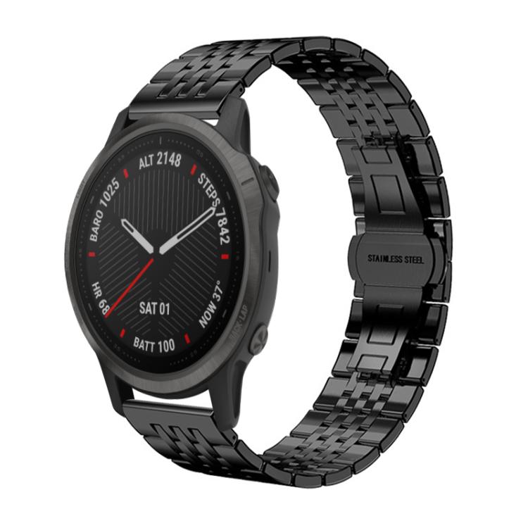 xDfind Seven-bead Solid Stainless Steel Watch Band, For Garmin Fenix 8/7S/6S/5S 20mm 18mm