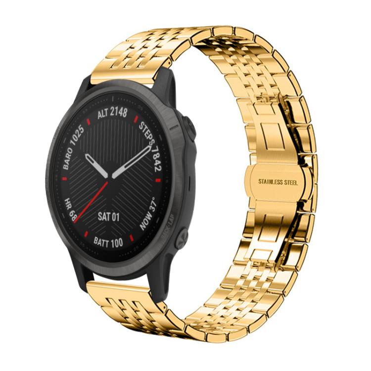 xDfind Seven-bead Solid Stainless Steel Watch Band