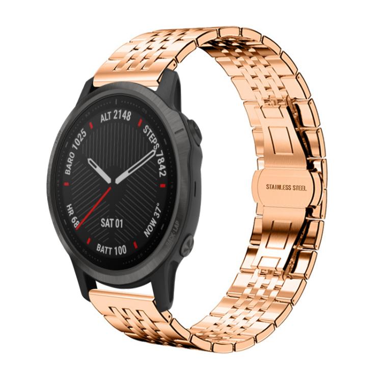 xDfind Seven-bead Solid Stainless Steel Watch Band