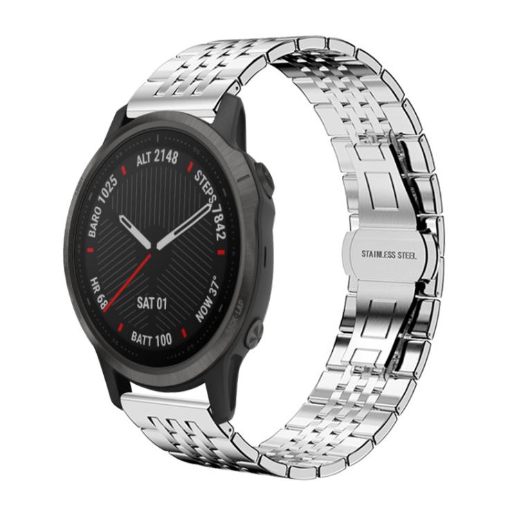 xDfind Seven-bead Solid Stainless Steel Watch Band, For Garmin Fenix 8/7S/6S/5S 20mm 18mm