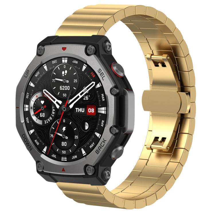 xDfind One-bead Bamboo Solid Stainless Steel Watch Band