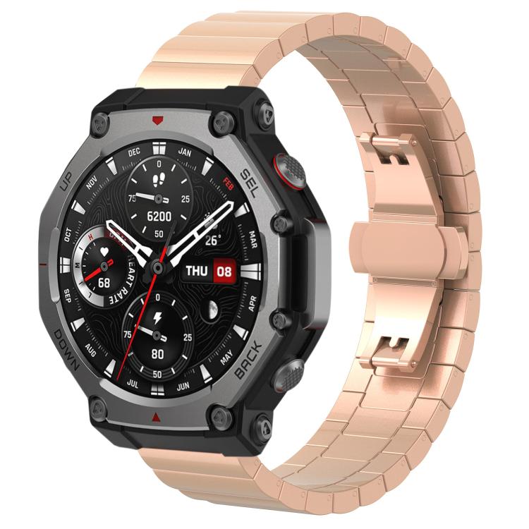 xDfind One-bead Bamboo Solid Stainless Steel Watch Band