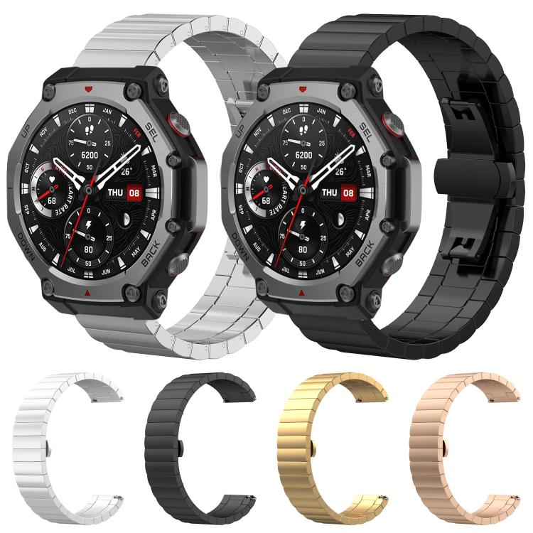 xDfind One-bead Bamboo Solid Stainless Steel Watch Band