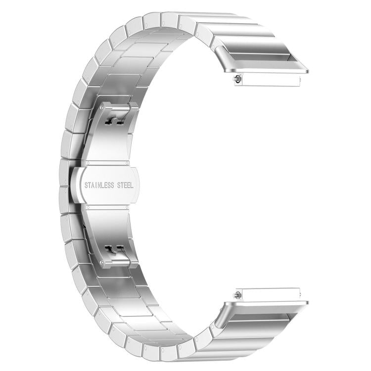 xDfind One-bead Bamboo Solid Stainless Steel Watch Band, For Huawei Band 10 / 9 / 8 14mm