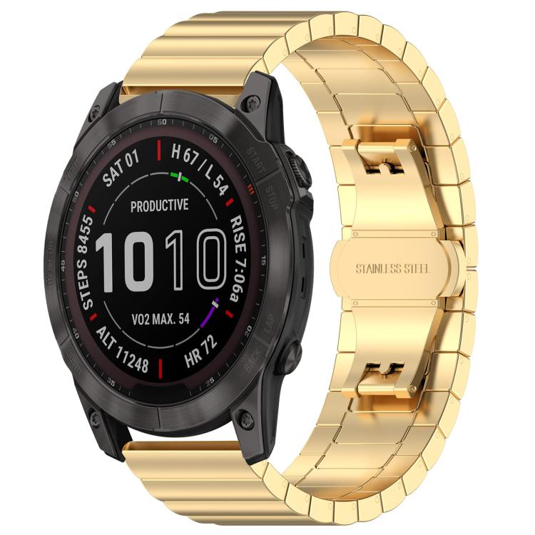 xDfind One-bead Bamboo Solid Stainless Steel Watch Band