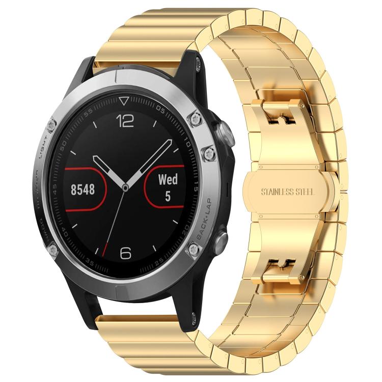 xDfind One-bead Bamboo Solid Stainless Steel Watch Band