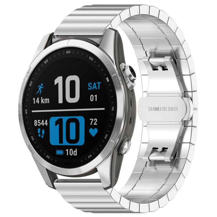 xDfind One-bead Bamboo Solid Stainless Steel Watch Band, For Garmin Fenix 8/7S/6S/5S 20mm 18mm