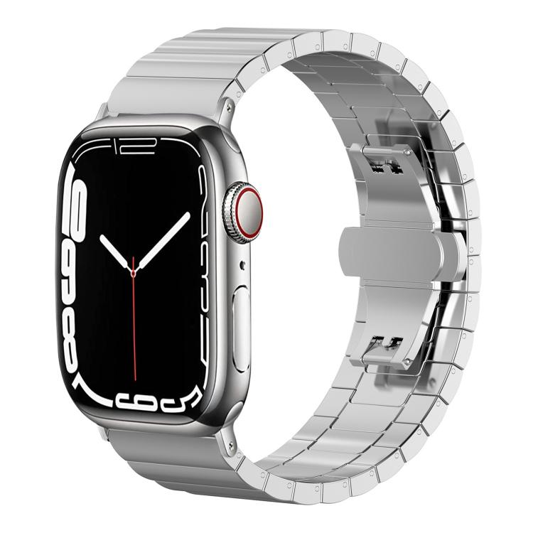 xDfind One-bead Bamboo Solid Stainless Steel Watch Band, For Apple Watch 38 / 40 / 41 / S10 42mm 20mm