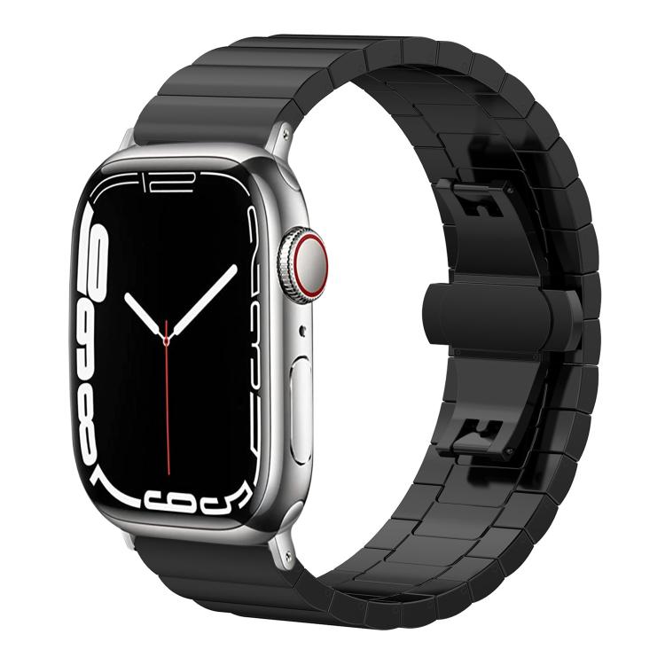 xDfind One-bead Bamboo Solid Stainless Steel Watch Band, For Apple Watch 38 / 40 / 41 / S10 42mm 20mm