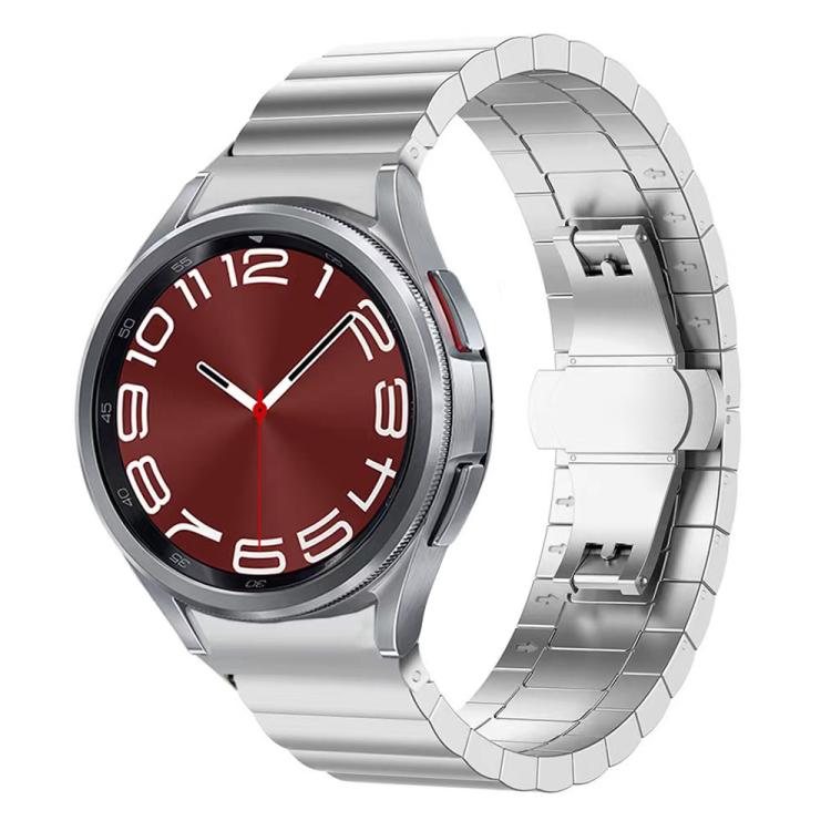 xDfind One-bead Bamboo Solid Stainless Steel Watch Band, For Samsung Galaxy Watch 7 / 6 / 5 / FE 20mm