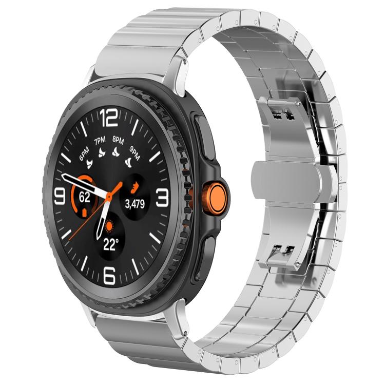 xDfind One-bead Bamboo Solid Stainless Steel Watch Band, For Samsung Galaxy Watch8 / Wacth8 Classic 22mm