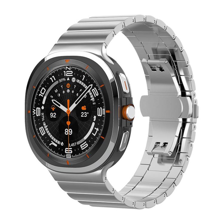 xDfind One-bead Bamboo Solid Stainless Steel Watch Band, For Samsung Galaxy Watch8 / Wacth8 Classic 22mm