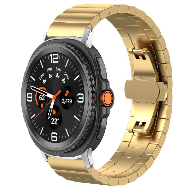 xDfind One-bead Bamboo Solid Stainless Steel Watch Band, For Samsung Galaxy Watch8 / Wacth8 Classic 22mm