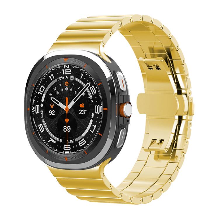 xDfind One-bead Bamboo Solid Stainless Steel Watch Band, For Samsung Galaxy Watch8 / Wacth8 Classic 22mm