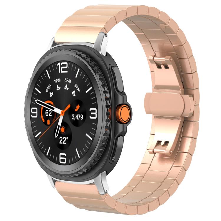 xDfind One-bead Bamboo Solid Stainless Steel Watch Band, For Samsung Galaxy Watch8 / Wacth8 Classic 22mm