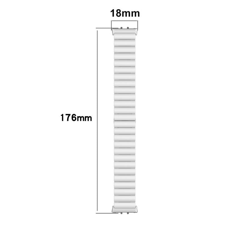 xDfind One-bead Bamboo Solid Stainless Steel Watch Band, For Samsung Galaxy Fit3 SM-R390 18mm