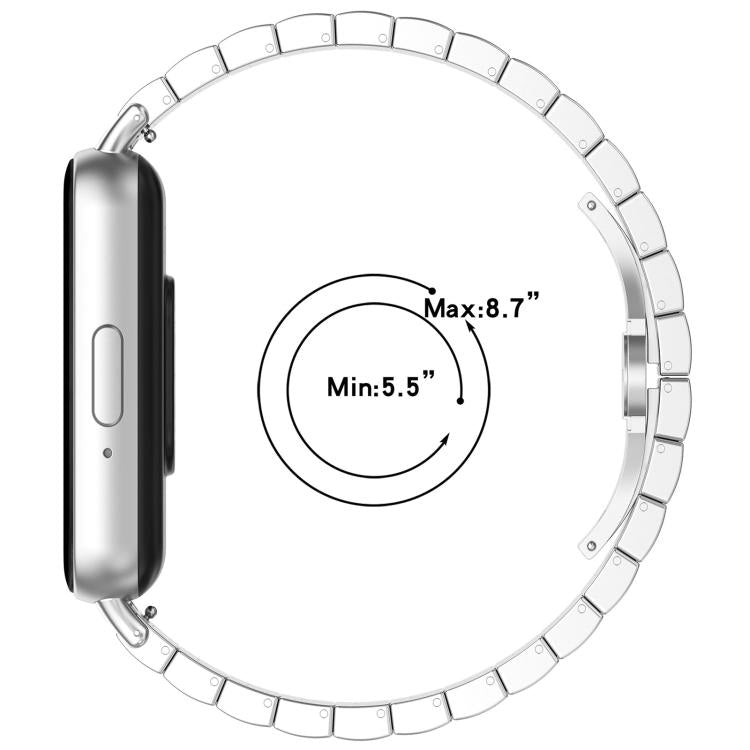 xDfind One-bead Bamboo Solid Stainless Steel Watch Band, For Samsung Galaxy Fit3 SM-R390 18mm