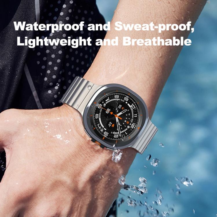 xDfind One-bead Bamboo Solid Stainless Steel Watch Band, For Samsung Galaxy Fit3 SM-R390 18mm