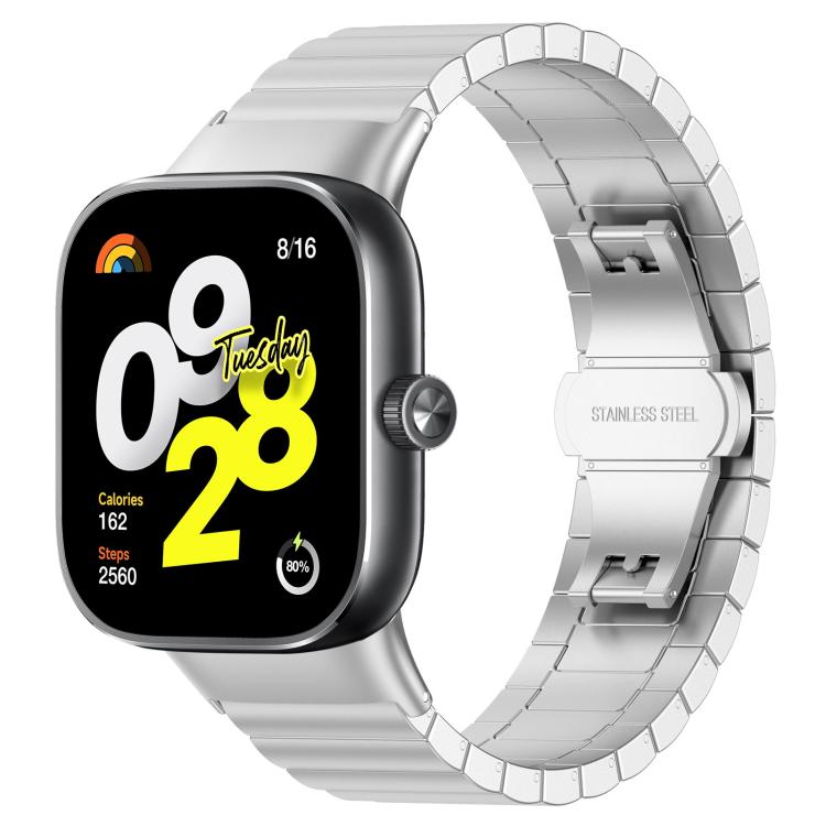 xDfind One-bead Bamboo Solid Stainless Steel Watch Band, For Xiaomi Smart Band 11 / 10 / 9 / 8, For Xiaomi Band 10 Pro / 9 Pro / Redmi Watch 6