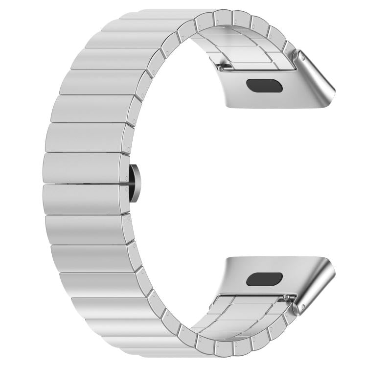 xDfind One-bead Bamboo Solid Stainless Steel Watch Band, For Redmi Watch 3 20mm