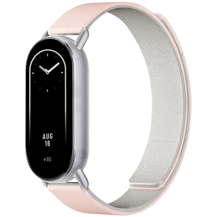 xDfind Flat Head Litchi Texture Magnetic Silicone Watch Band, 14mm