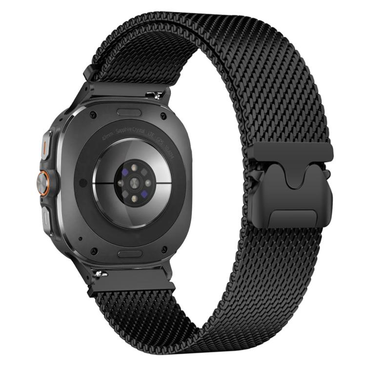xDfind Milanese Parachute Buckle Stainless Steel Watch Band, For Galaxy Watch Ultra2 2026 / 2025 / 1 2024, For Galaxy Watch9 / 8 / 8 Classic