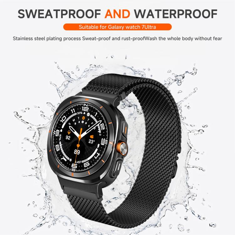 xDfind Milanese Parachute Buckle Stainless Steel Watch Band, For Samsung Galaxy Watch8 / Wacth8 Classic 22mm