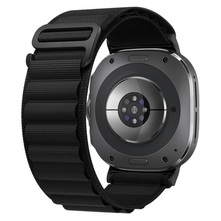 xDfind Black Buckle Loop Nylon Watch Band, For Samsung Galaxy Watch Ultra 47mm / Ultra 2025