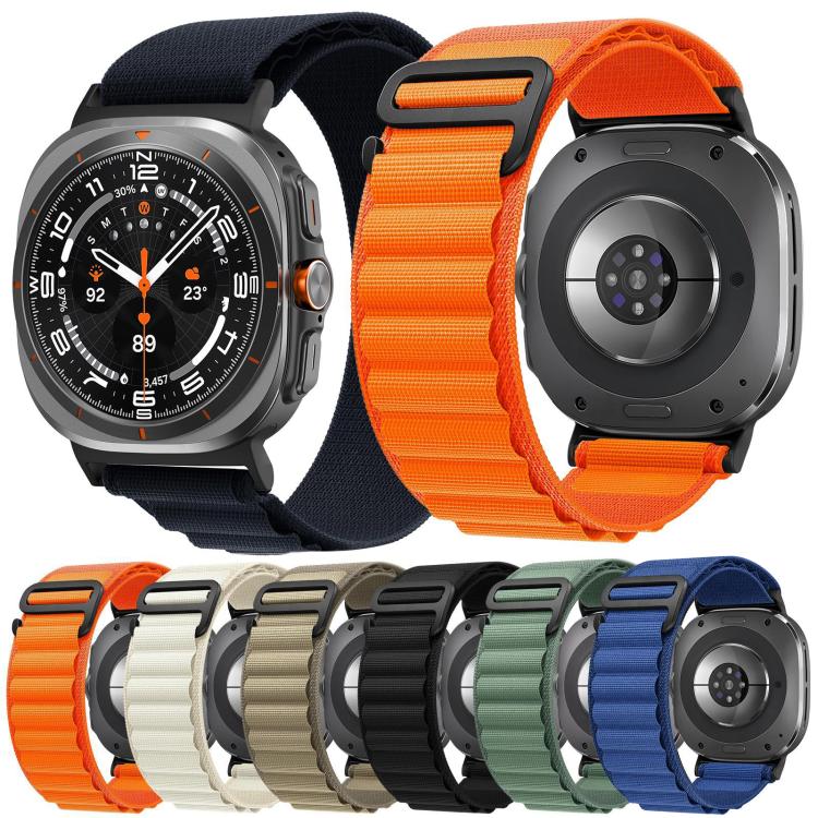 xDfind Black Buckle Loop Nylon Watch Band, For Galaxy Watch9 / 8 / 8 Classic