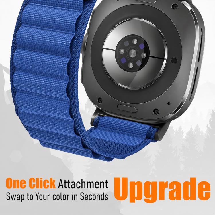 xDfind Black Buckle Loop Nylon Watch Band, For Galaxy Watch9 / 8 / 8 Classic