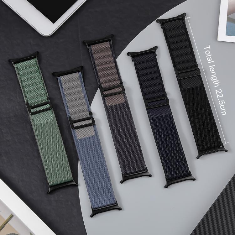 xDfind Black Buckle Loop Nylon Watch Band, For Samsung Galaxy Watch Ultra 47mm / Ultra 2025