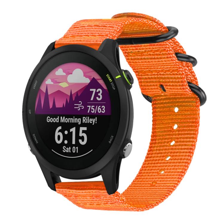 xDfind Ring Buckle Nylon Canvas Watch Band, 18mm