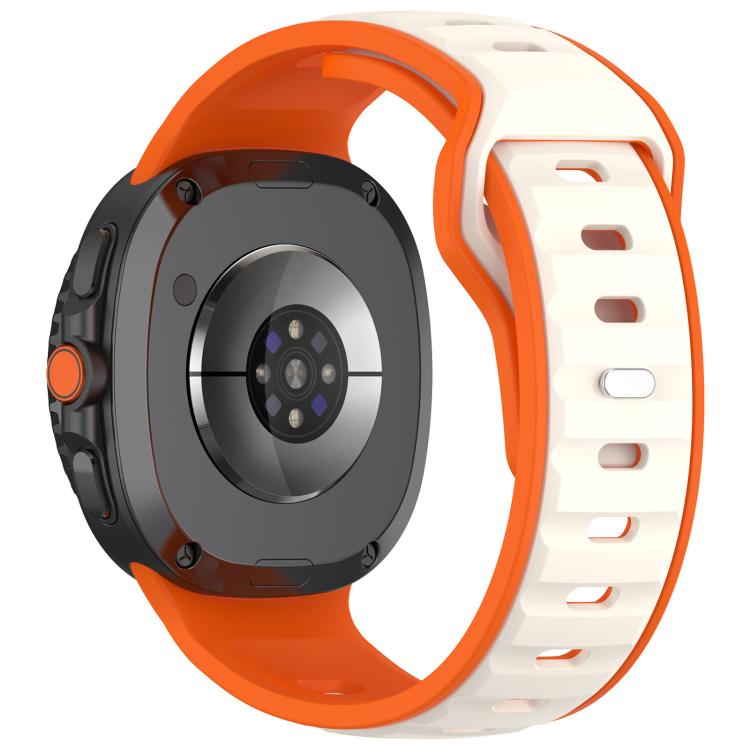 xDfind Dual Color Silicone Watch Band, For Samsung Galaxy Watch8 / Wacth8 Classic