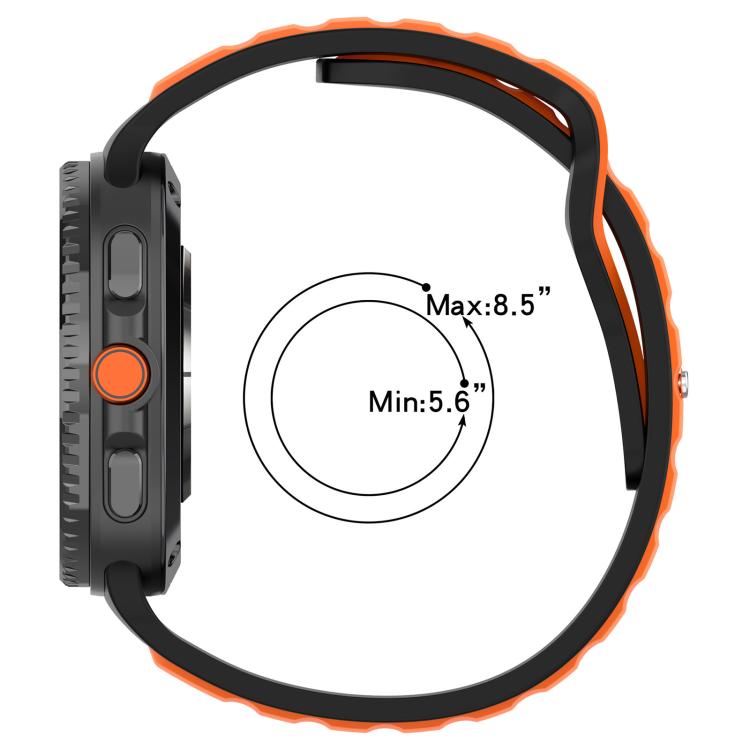 xDfind Dual Color Silicone Watch Band