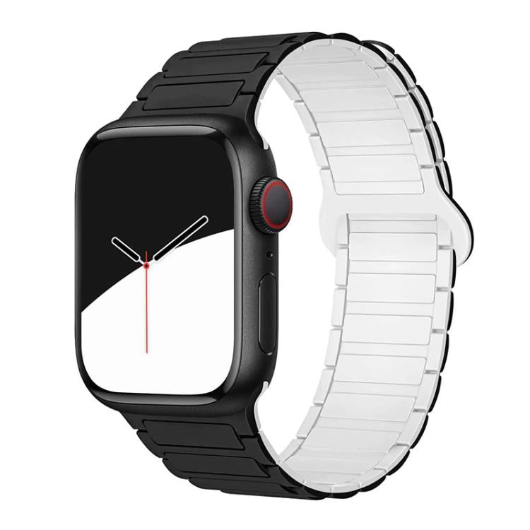 xDfind Magnetic Three-bead Silicone Watch Band, For Apple Watch 38 / 40 / 41 / S10 42mm