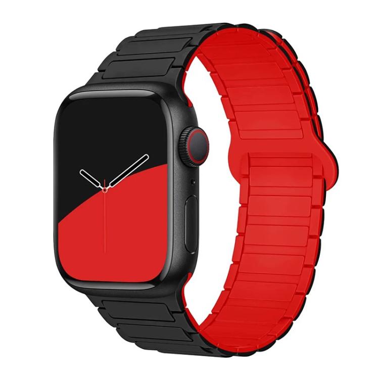 xDfind Magnetic Three-bead Silicone Watch Band, For Apple Watch 38 / 40 / 41 / S10 42mm