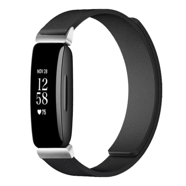 xDfind Litchi Texture Magnetic Silicone Watch Band, For Fitbit Inspire 2 / Ace 3