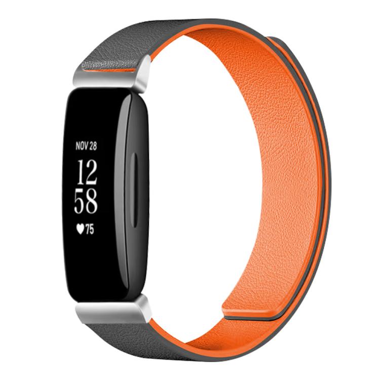 xDfind Litchi Texture Magnetic Silicone Watch Band, For Fitbit Inspire 2 / Ace 3