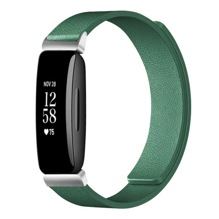 xDfind Litchi Texture Magnetic Silicone Watch Band, For Fitbit Inspire 2 / Ace 3