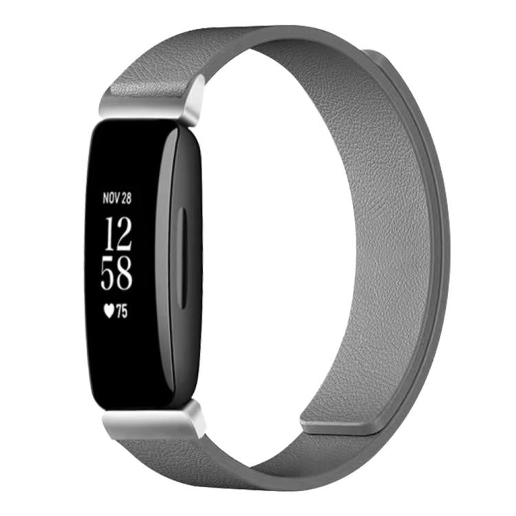 xDfind Litchi Texture Magnetic Silicone Watch Band, For Fitbit Inspire 2 / Ace 3