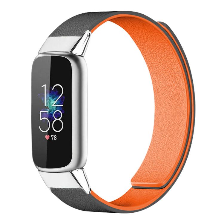 xDfind Litchi Texture Magnetic Silicone Watch Band, For Fitbit Luxe / Special Edition