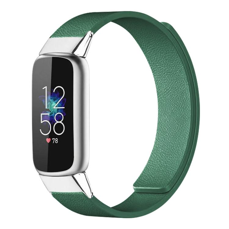 xDfind Litchi Texture Magnetic Silicone Watch Band, For Fitbit Luxe / Special Edition