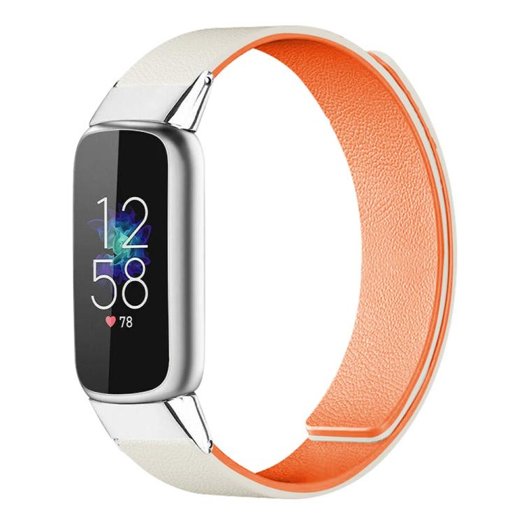 xDfind Litchi Texture Magnetic Silicone Watch Band, For Fitbit Luxe / Special Edition