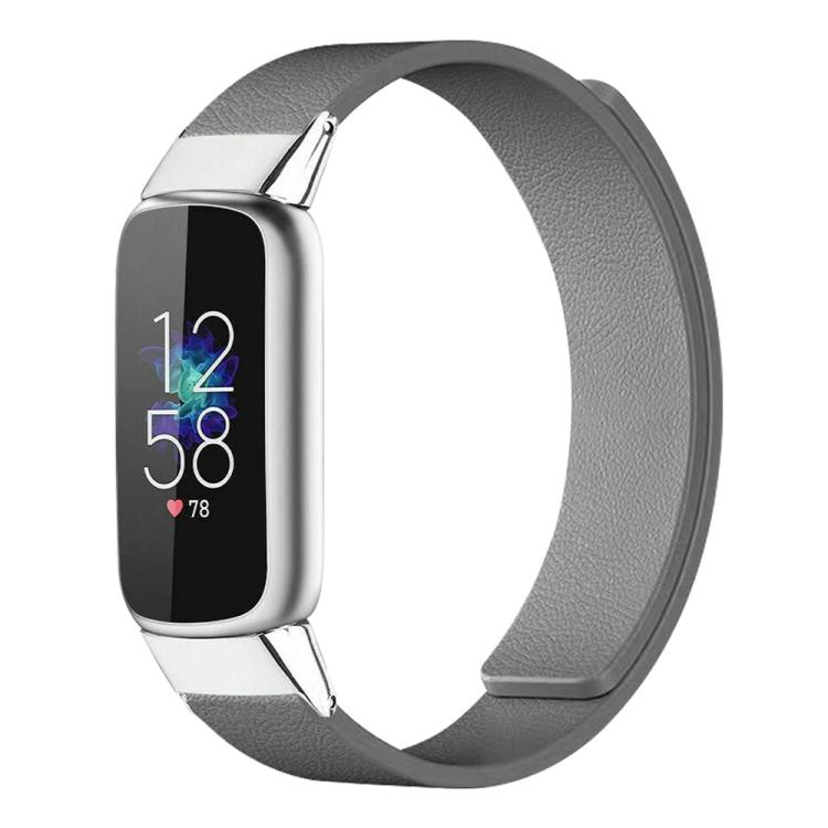 xDfind Litchi Texture Magnetic Silicone Watch Band, For Fitbit Luxe / Special Edition