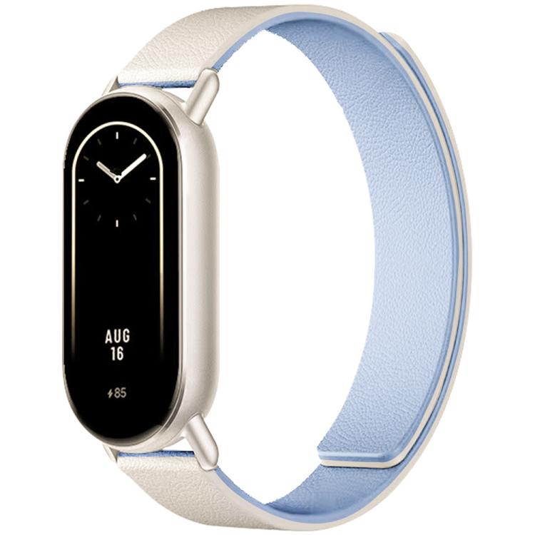 xDfind Litchi Texture Magnetic Silicone Watch Band, For Xiaomi Smart Bnad 10 / 9 / 8