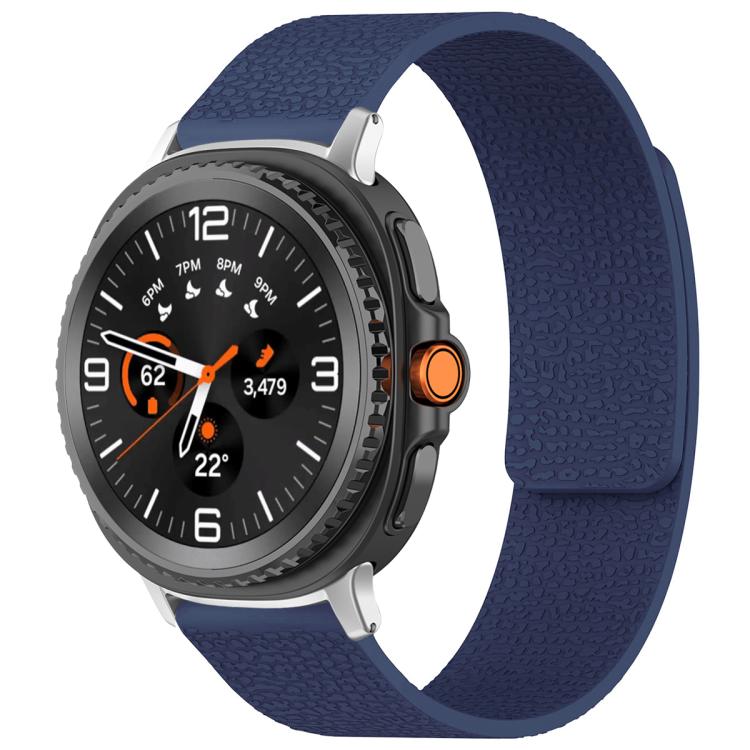 xDfind Litchi Texture Magnetic Silicone Watch Band